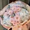 🫐 Blue Hydrangea + Chrysanthemums