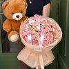 🧸 Bouquet and Big Teddy