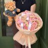 🧸 Bouquet and Small Teddy